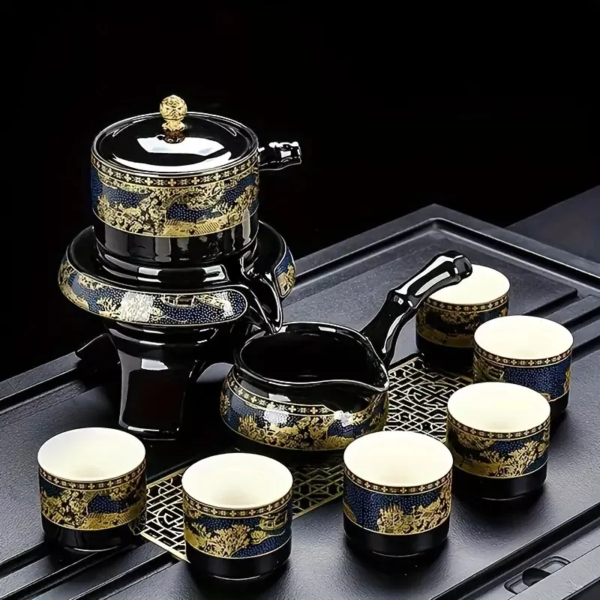 8 PCS Traditional China Bone Ceramic Porcelain Coffee Tea Set Tea Pot-UK